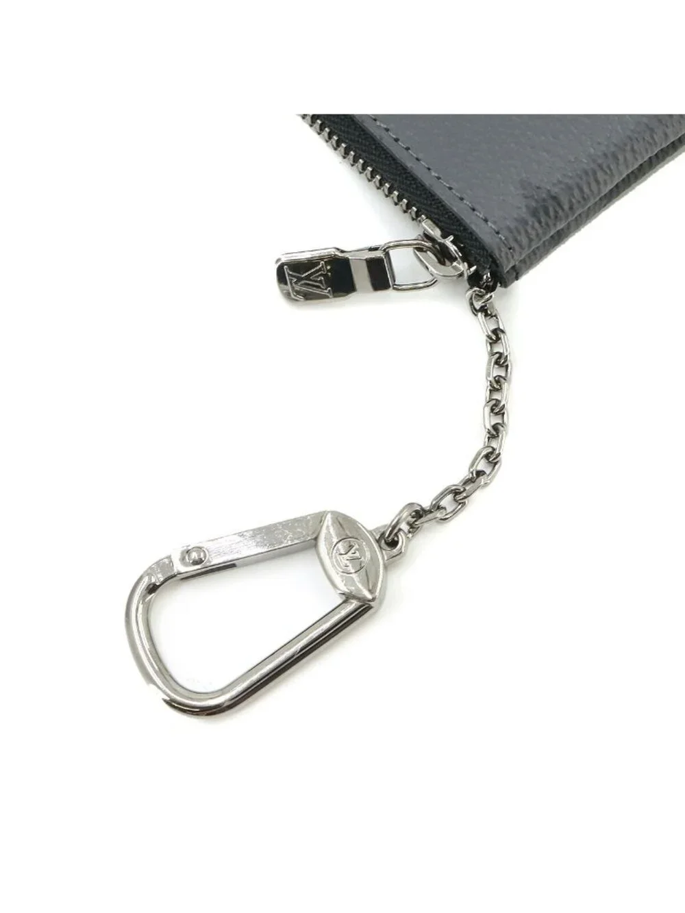 Louis Vuitton Monogram Eclipse Reverse Card & Key Case Pochette Cles Coin Purse